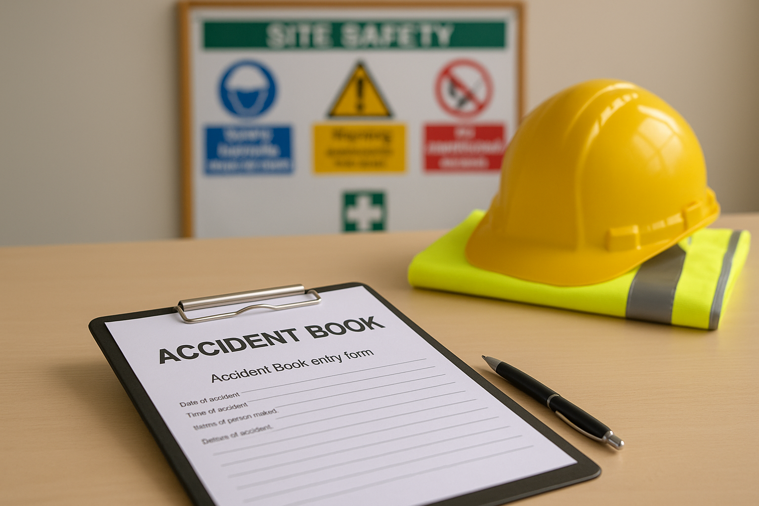 Accident book on site: what to write, who can see it, and when to RIDDOR report featured image