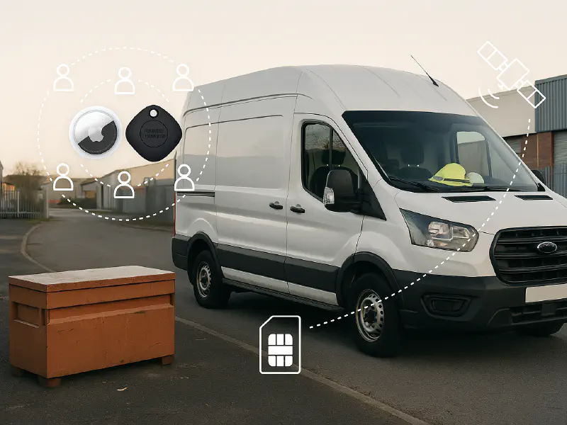 AirTag vs GPS tracker for vans and tools: what to use and how to set it up featured image