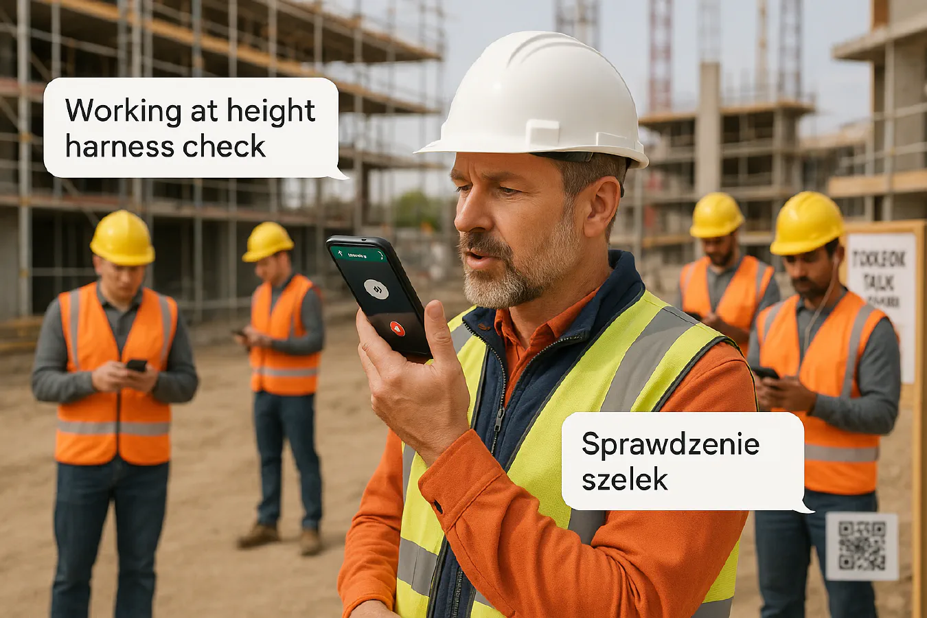 Bilingual toolbox talks on WhatsApp: 3‑minute voice notes that crews actually understand featured image