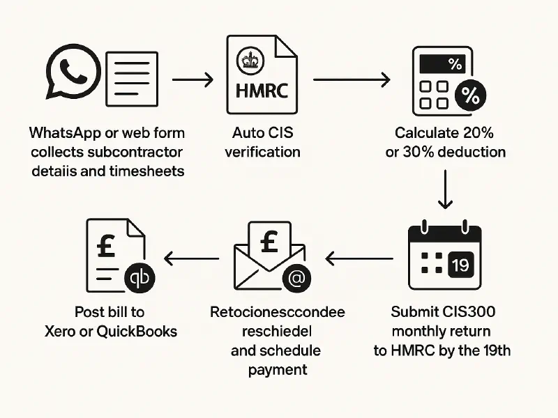 CIS automation playbook: collect timesheets, auto‑verify subs, email statements and file your CIS300 on time featured image