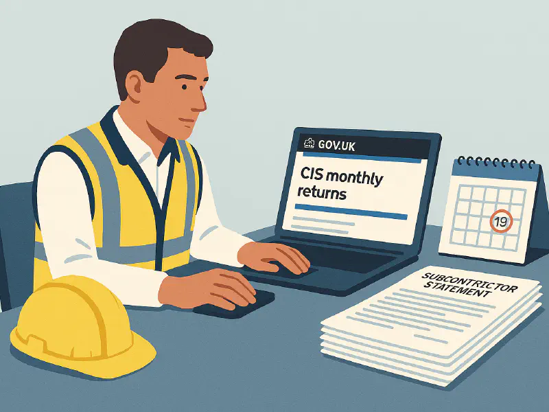 CIS monthly return: deadlines, how to file in Xero and QuickBooks, penalties and nil returns featured image