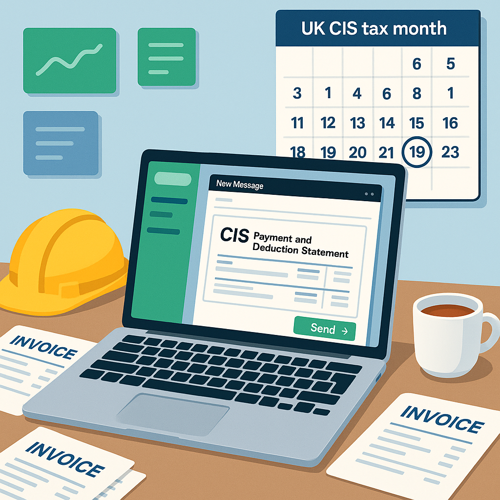 CIS payment and deduction statements: what to include and how to send them in Xero and QuickBooks featured image