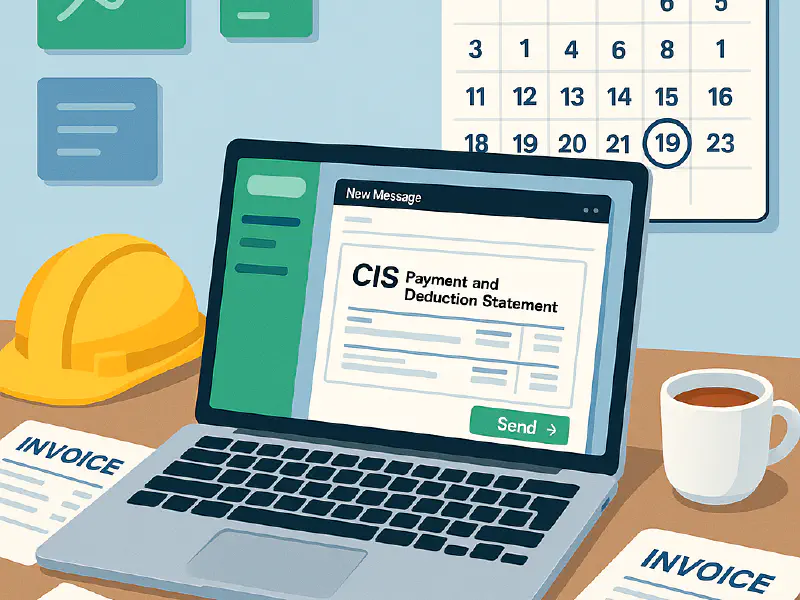 CIS payment and deduction statements: what to include and how to send them in Xero and QuickBooks featured image