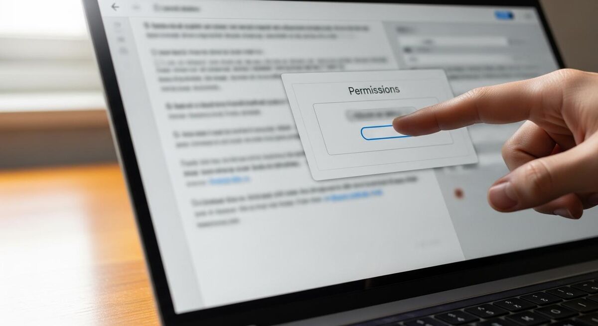 A Mac showing the Claude Cowork permissions dialog with a working folder selected