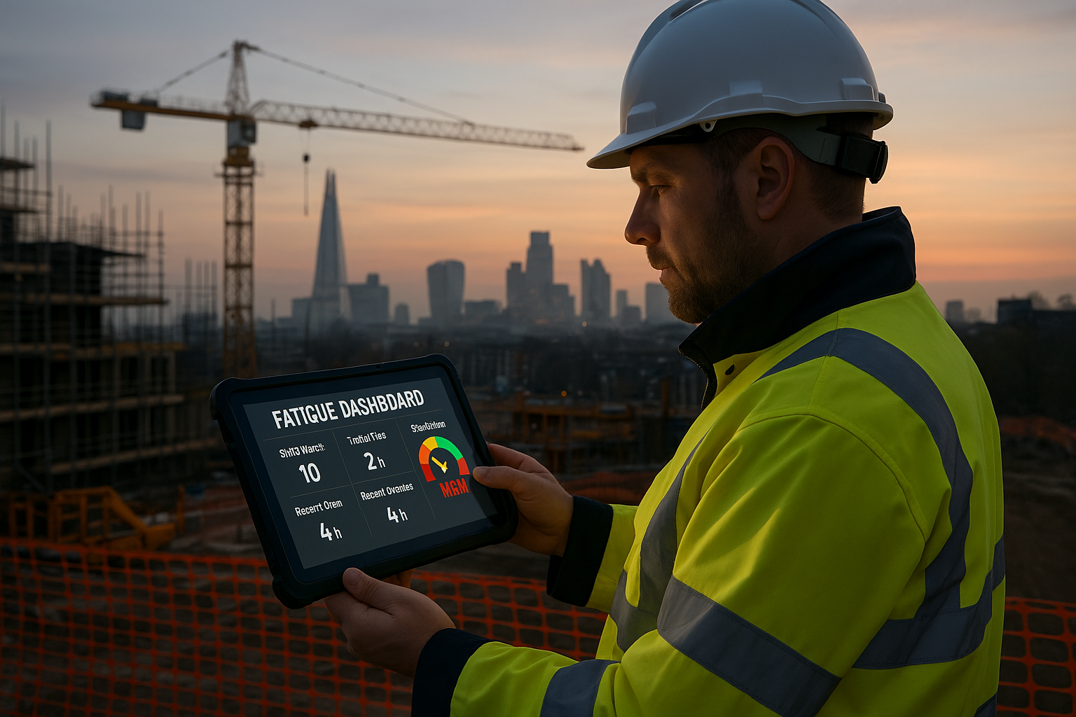 Construction fatigue risk management: RAG scoring, shift rules and a quick setup in Google Sheets featured image