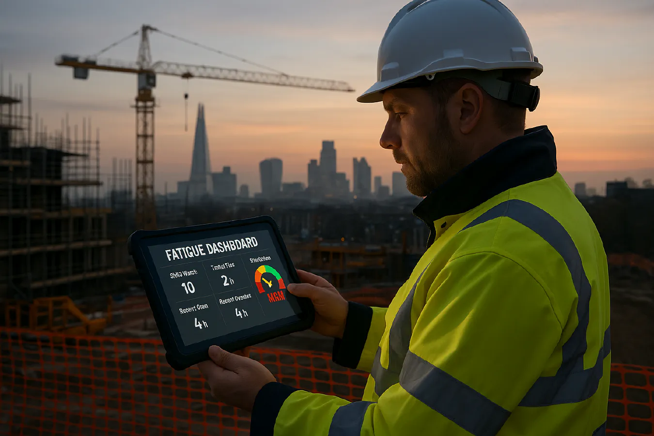 Construction fatigue risk management: RAG scoring, shift rules and a quick setup in Google Sheets featured image