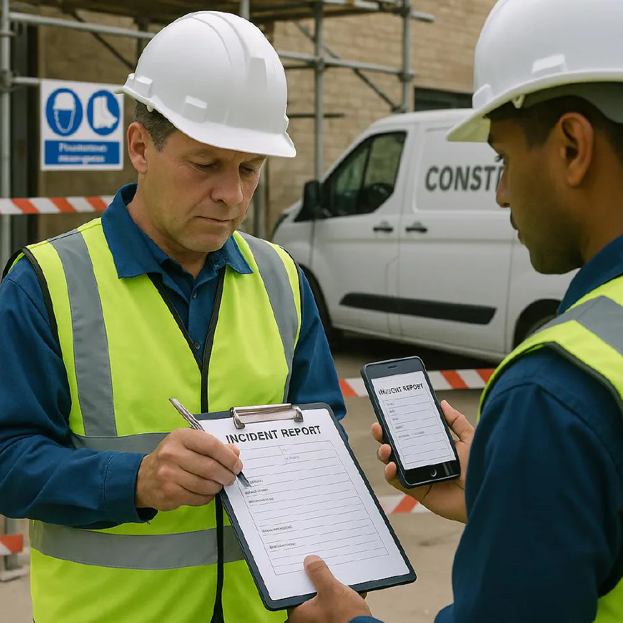 Construction incident report template: near miss, RIDDOR and what to include featured image