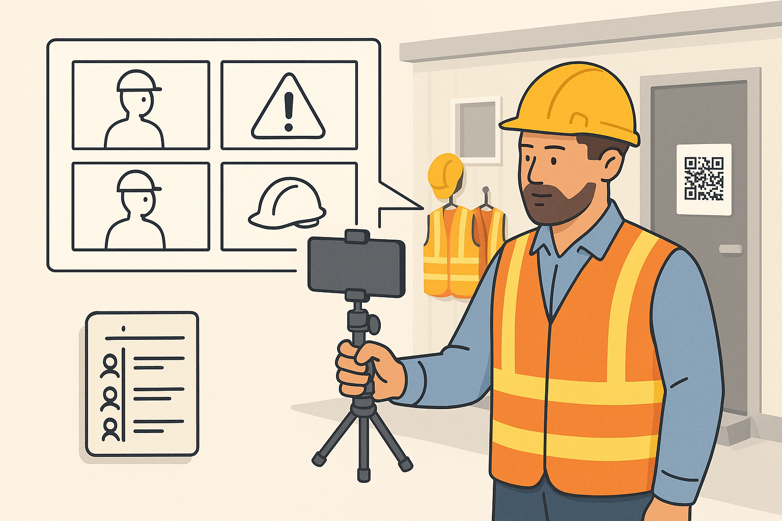 Construction site induction video: script, kit and a simple process that meets CDM featured image