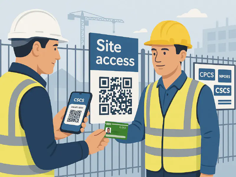 CSCS, CPCS and NPORS checks on site: simple steps to spot fakes and stay compliant featured image