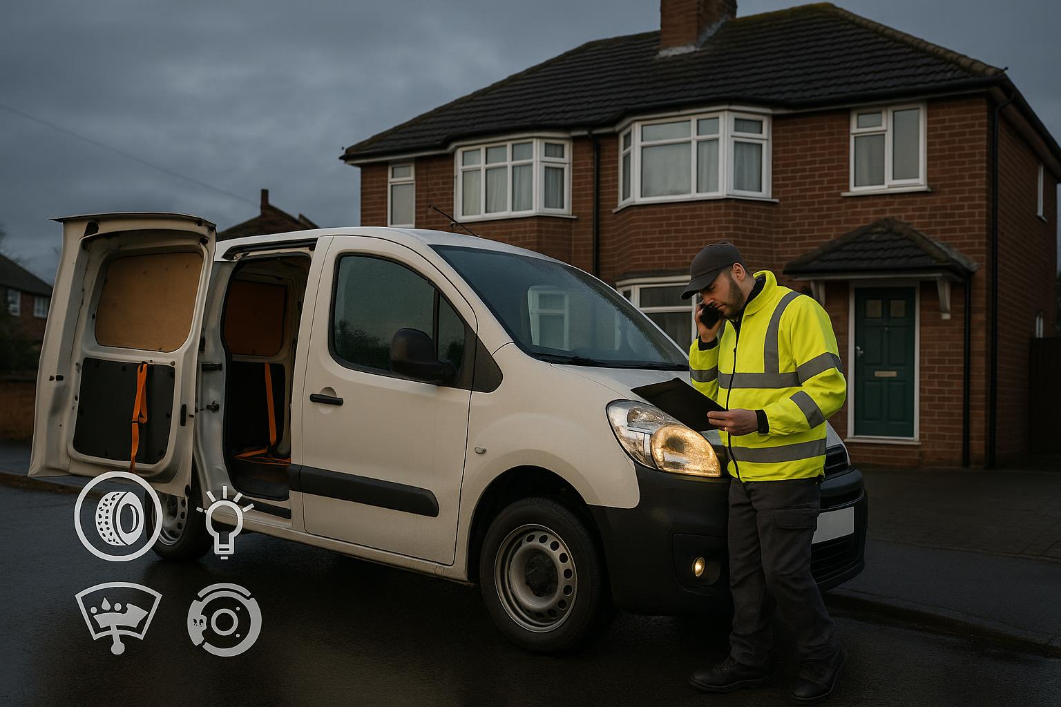 Daily van checks for trades: DVSA list, printable sheet and a WhatsApp photo log featured image
