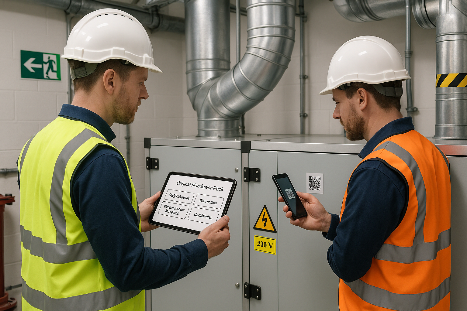 Digital handover pack with QR codes: set up O&M manuals and asset tags your client will actually use featured image