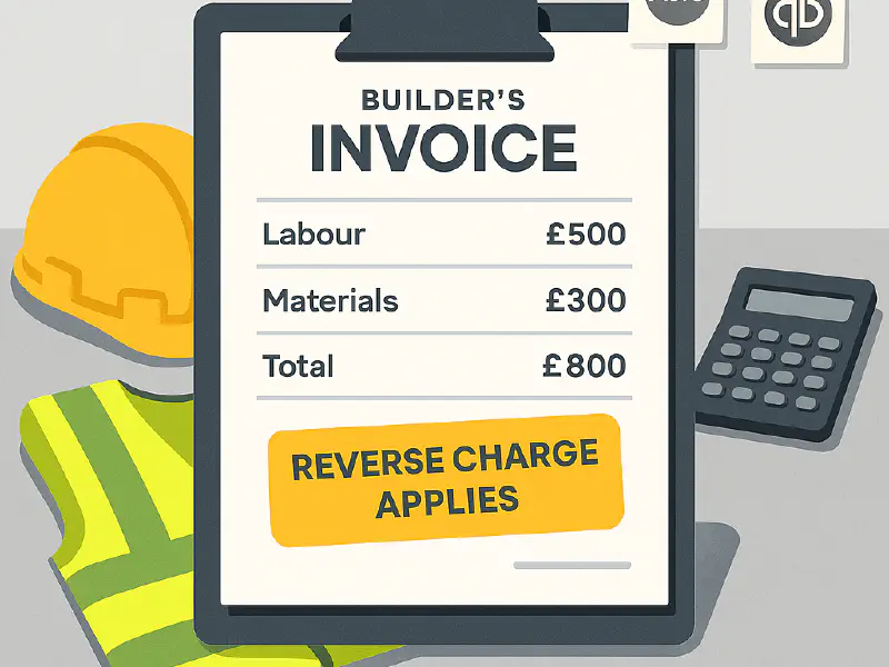 Domestic Reverse Charge on mixed invoices: how to handle labour and materials in Xero and QuickBooks featured image