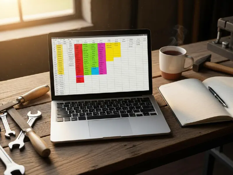 Free Template: 3-Month Rolling Cash Flow Forecast for Trades Businesses featured image