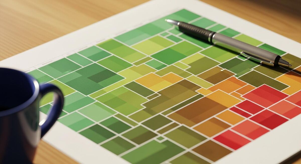 Close up of the team training record spreadsheet showing columns for name role card type expiry date and colour coded status