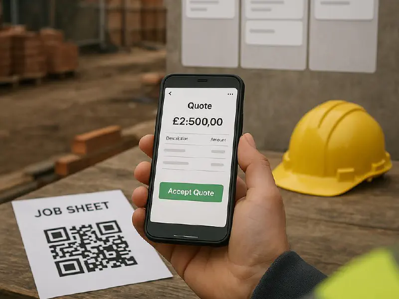 Get customers to accept quotes on WhatsApp: create a one‑tap link that books the job featured image