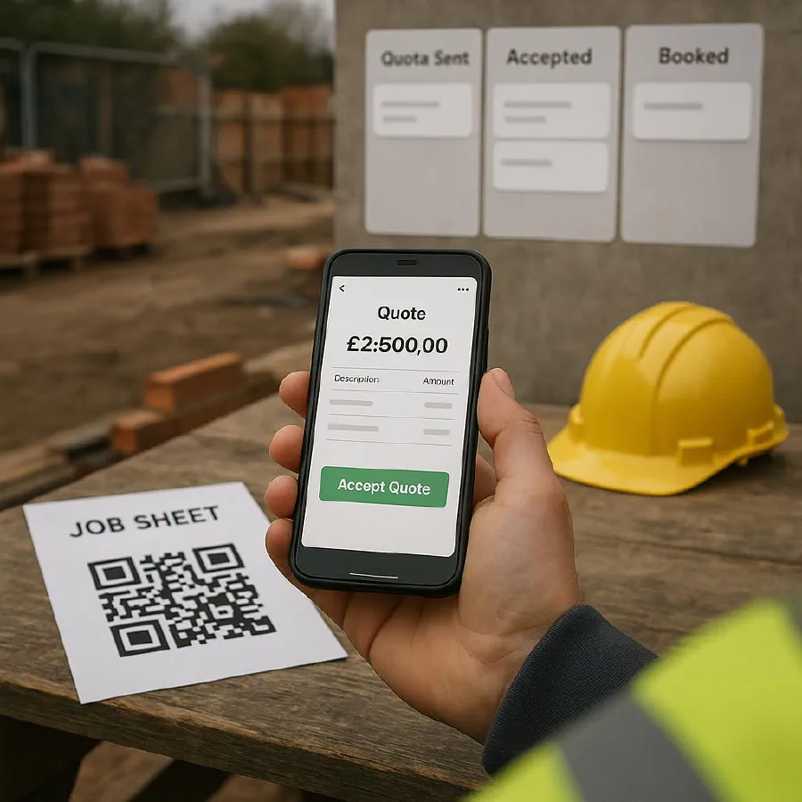 Get customers to accept quotes on WhatsApp: create a one‑tap link that books the job featured image