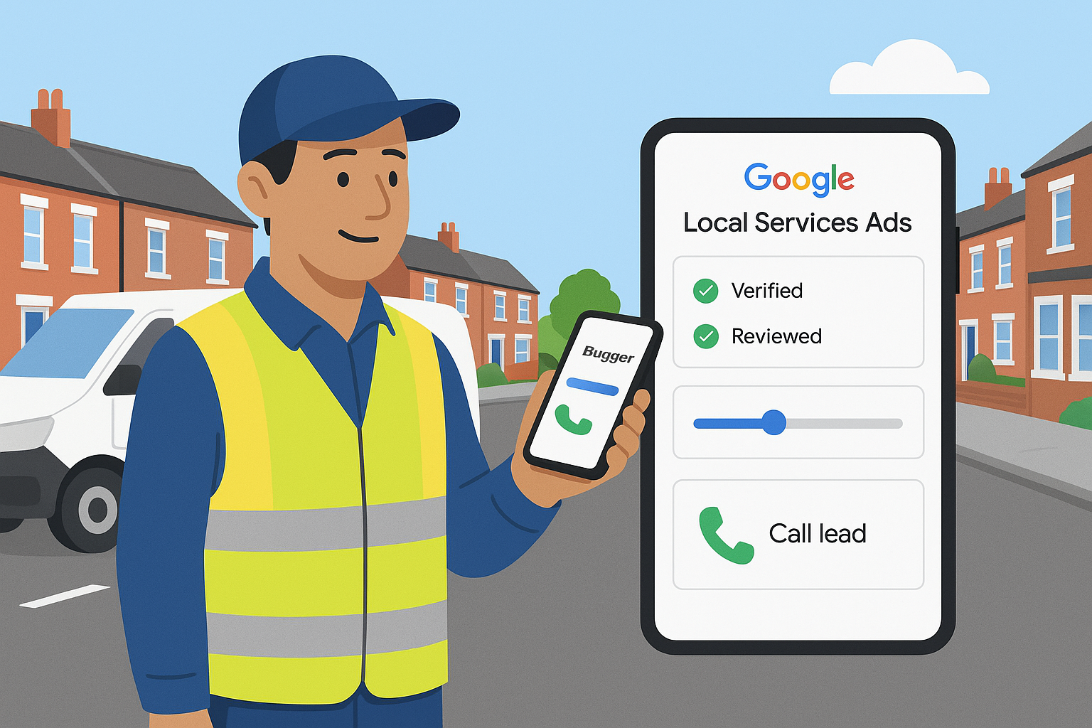 Google Local Services Ads for plumbers and electricians: setup, verification and cost per lead featured image