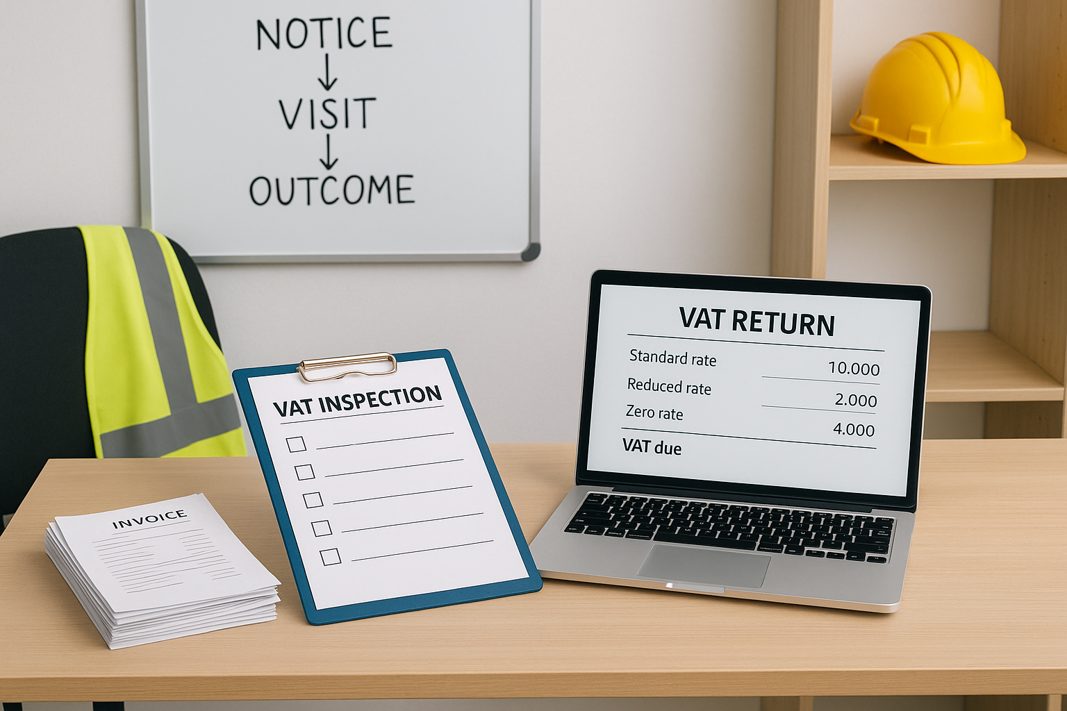 HMRC VAT inspection checklist for construction: records to keep, reverse charge evidence and how to pass first time featured image