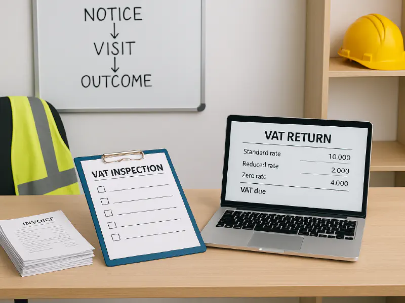 HMRC VAT inspection checklist for construction: records to keep, reverse charge evidence and how to pass first time featured image