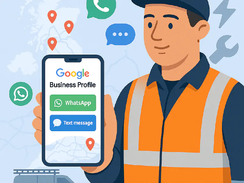 How to add WhatsApp and Text message buttons to your Google Business Profile featured image
