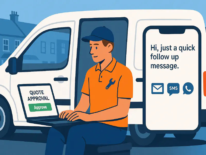 How to follow up a quote: templates, timing and simple automations for trades featured image