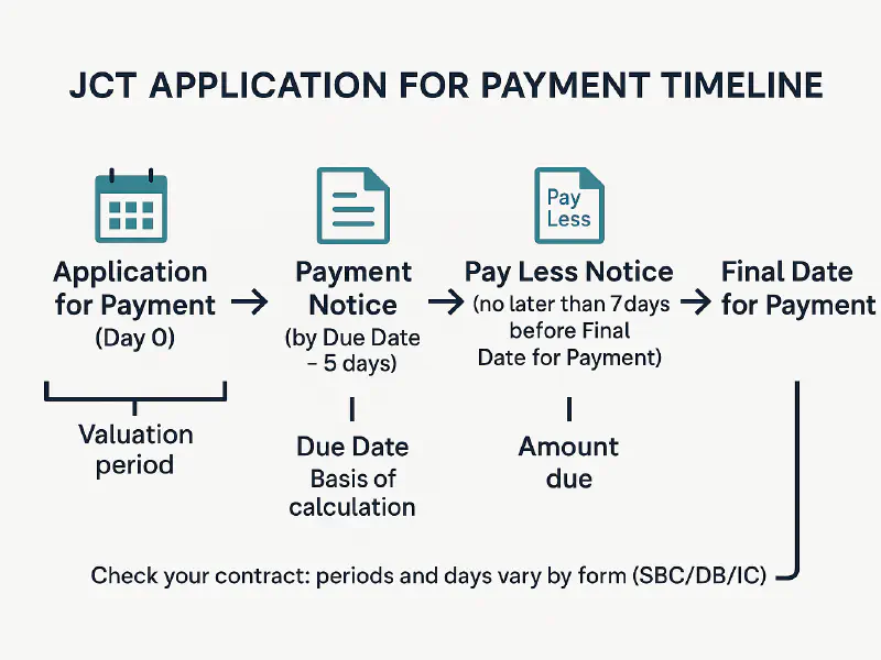 JCT application for payment: timeline, notices and how to record it in Xero or QuickBooks featured image