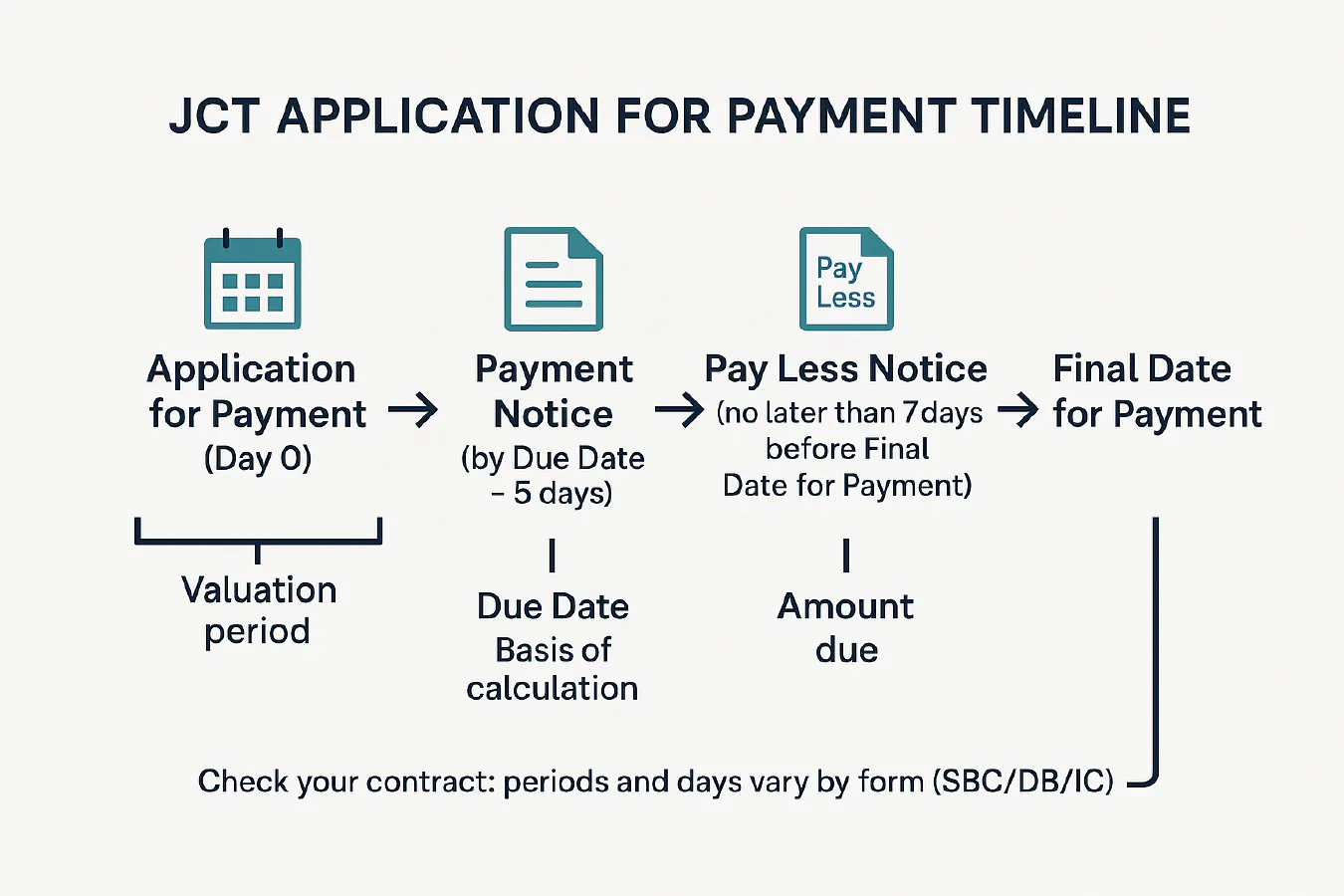 JCT application for payment: timeline, notices and how to record it in Xero or QuickBooks featured image