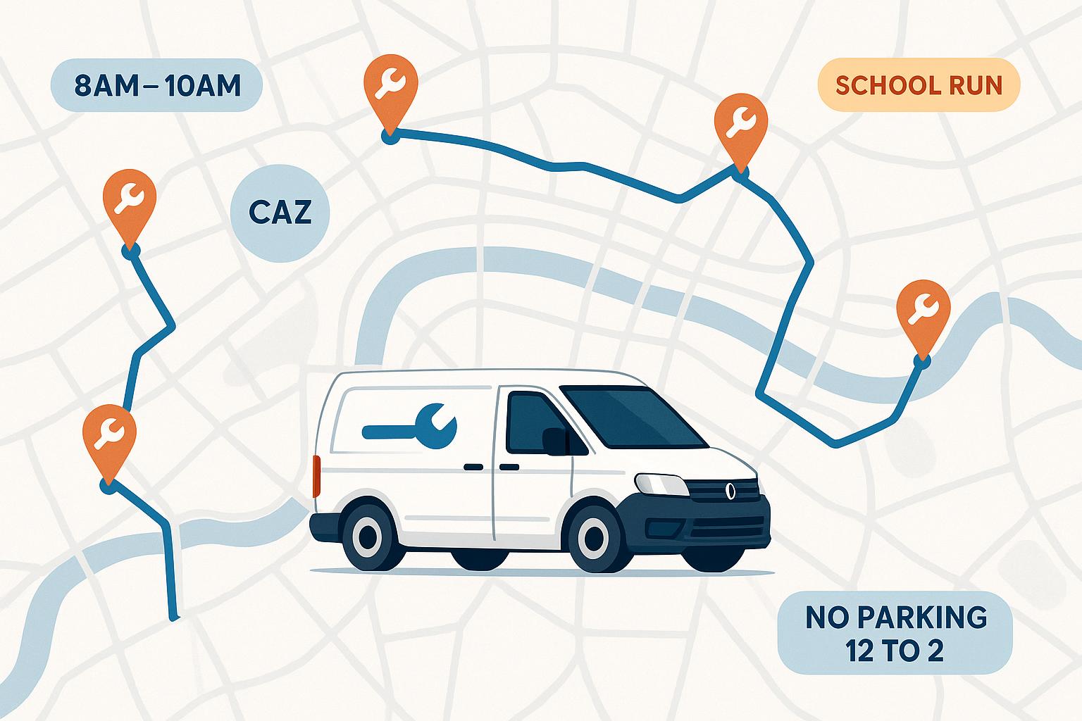 Micro-scheduling for one‑van plumbers: cut drive time and add one extra job a day featured image