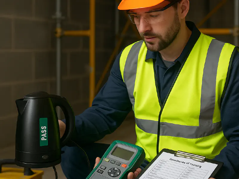 PAT testing for trades: legal requirements, how often to test, and a simple setup that prints certificates featured image