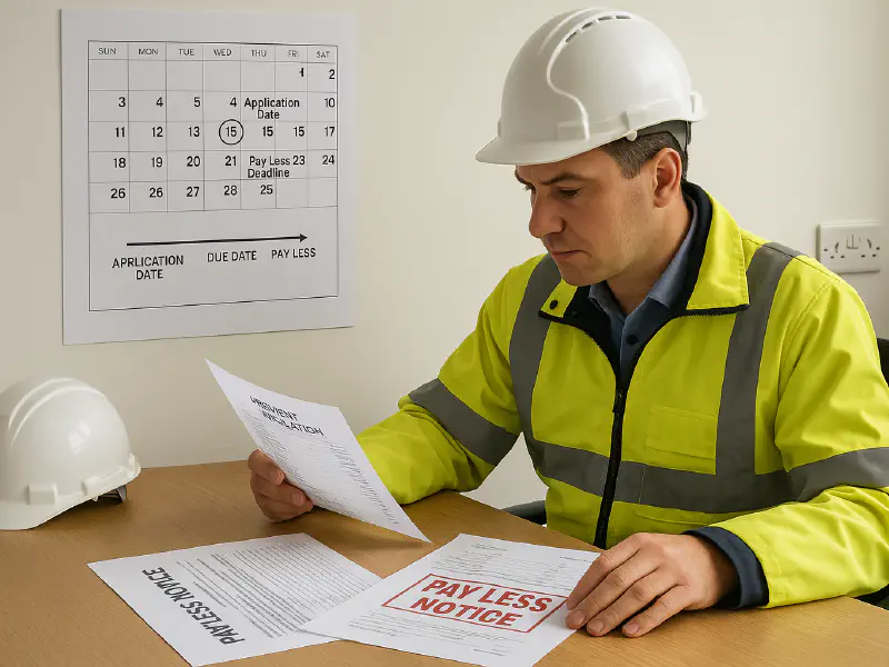 Pay less notice template: deadlines, wording and JCT examples featured image