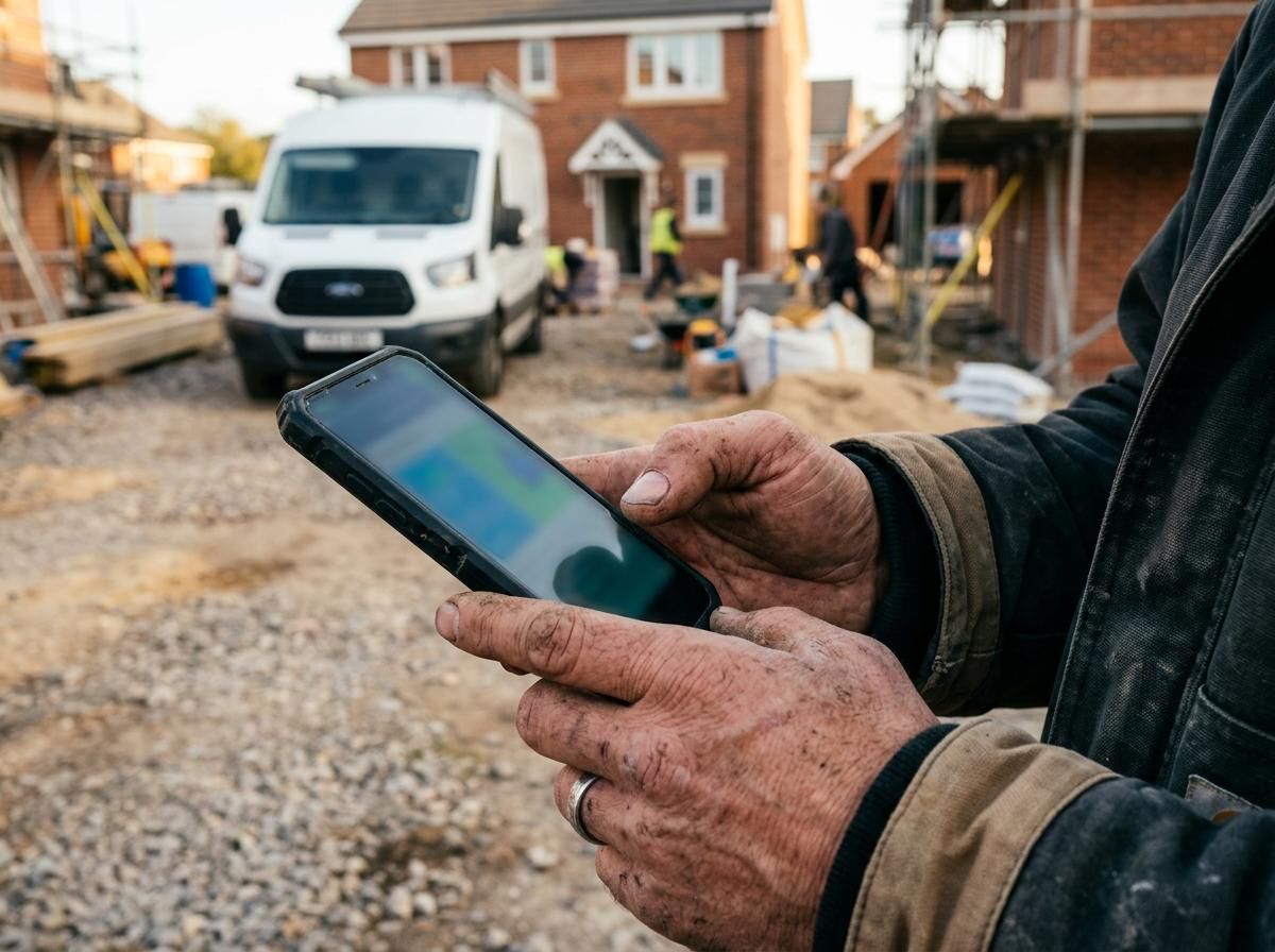 Mobile phone showing a payment notification