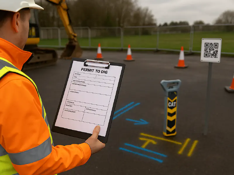 Permit to dig template: HSG47 checklist, LSBUD maps and NUAR in one simple pack featured image