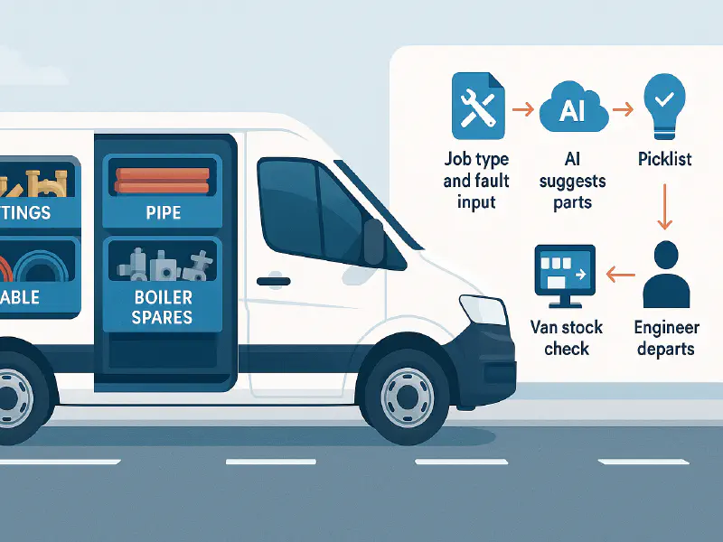 Predictive van stock: how to lift first-time fix and cut repeat visits featured image