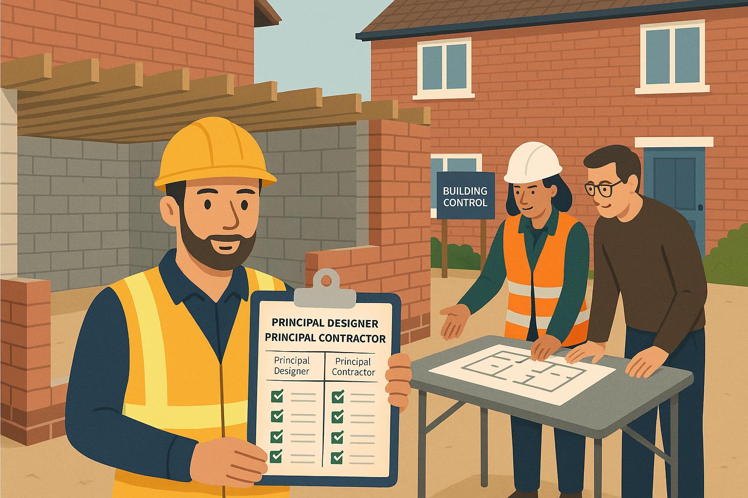 Principal Designer vs Principal Contractor on small jobs: who does what and how to stay compliant featured image