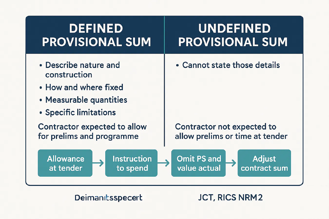 Provisional sums explained: defined vs undefined, JCT wording, examples and how to avoid disputes featured image