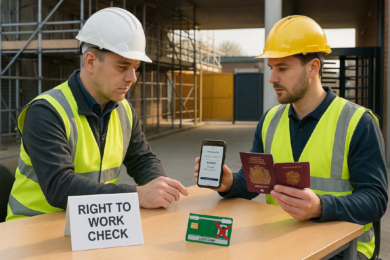 Right to work checks on construction sites: what site managers must do in 2025 featured image