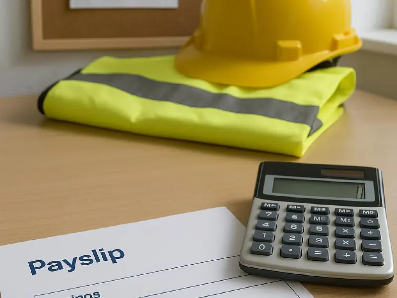 Rolled-up holiday pay for trades: who it applies to, 12.07 percent calculator and payslip wording featured image