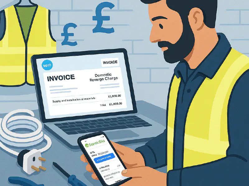 ServiceM8 ↔ Xero for UK trades: correct Domestic Reverse Charge (DRC) and CIS workflows that actually reconcile featured image