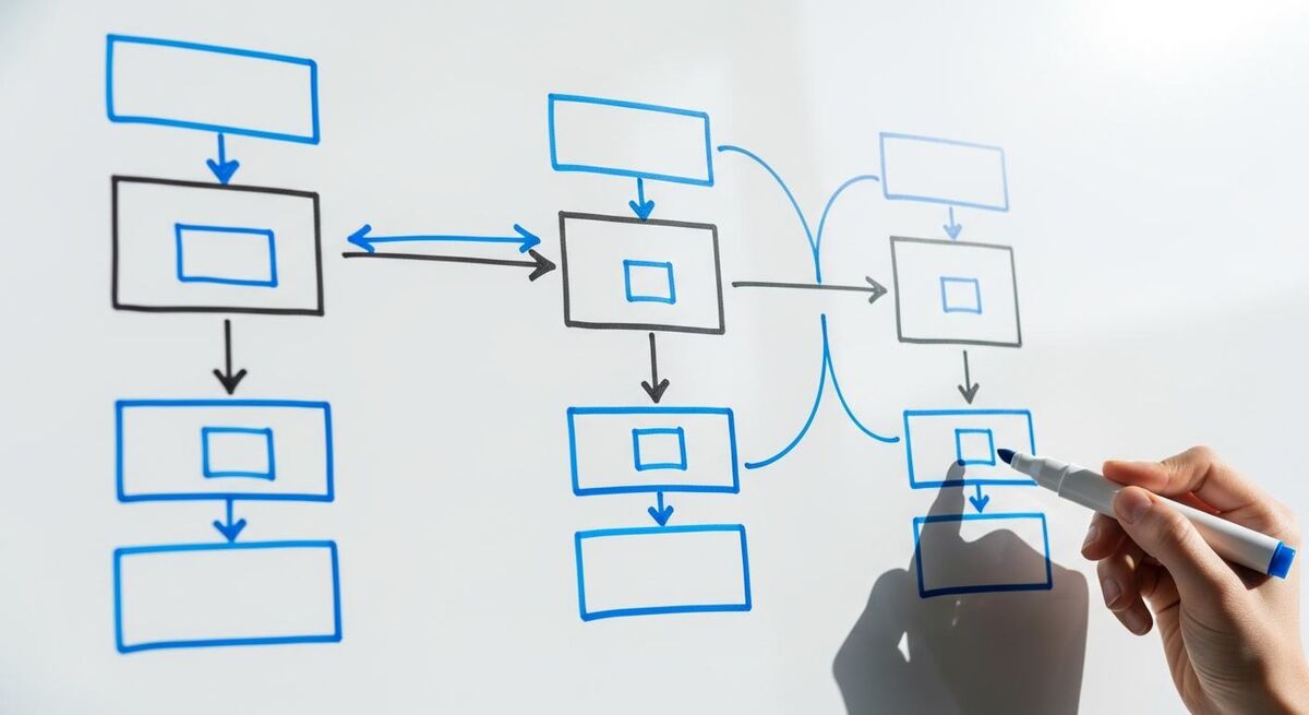 Cloud automation architecture diagram showing data flowing between three platforms