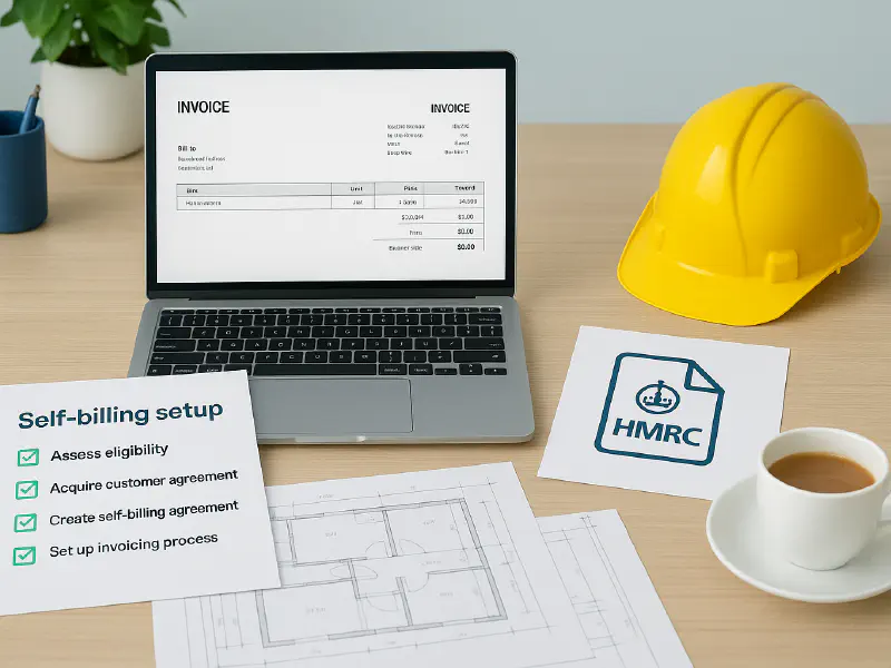 Set up VAT self-billing for CIS subcontractors: Xero and QuickBooks step-by-step featured image