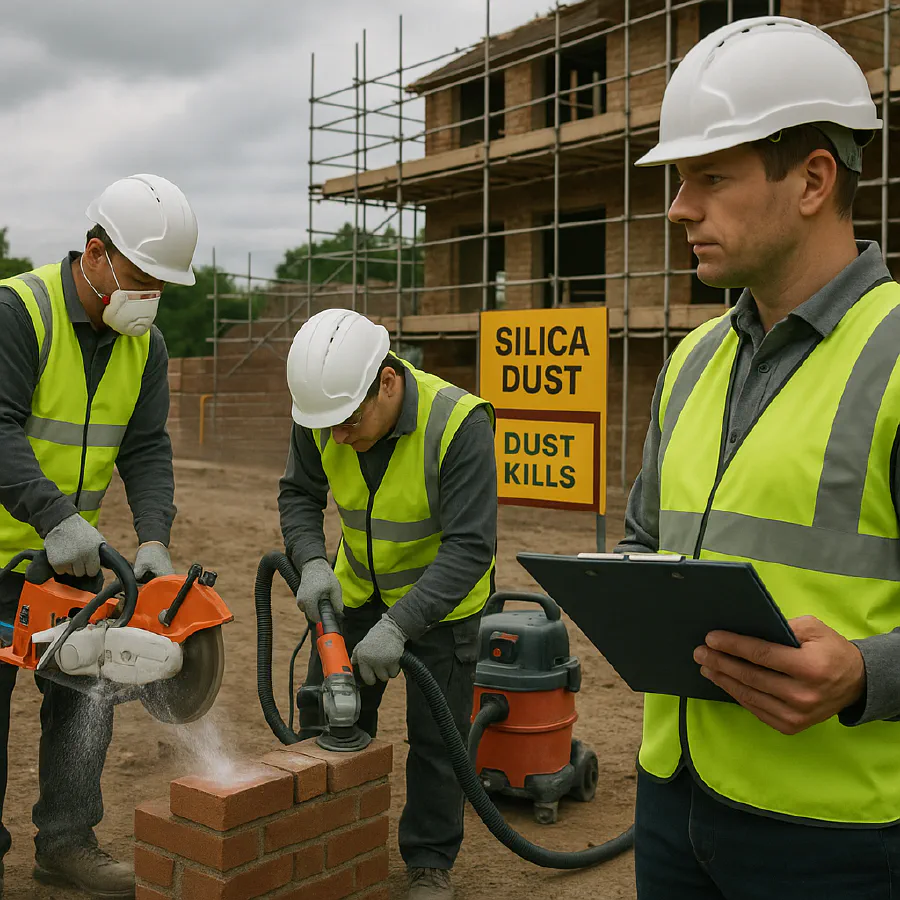 Silica dust control plan for small sites: 15-minute workflow, RPE and proof featured image