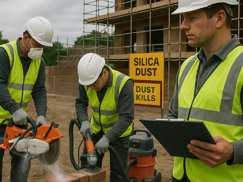 Silica dust control plan for small sites: 15-minute workflow, RPE and proof featured image