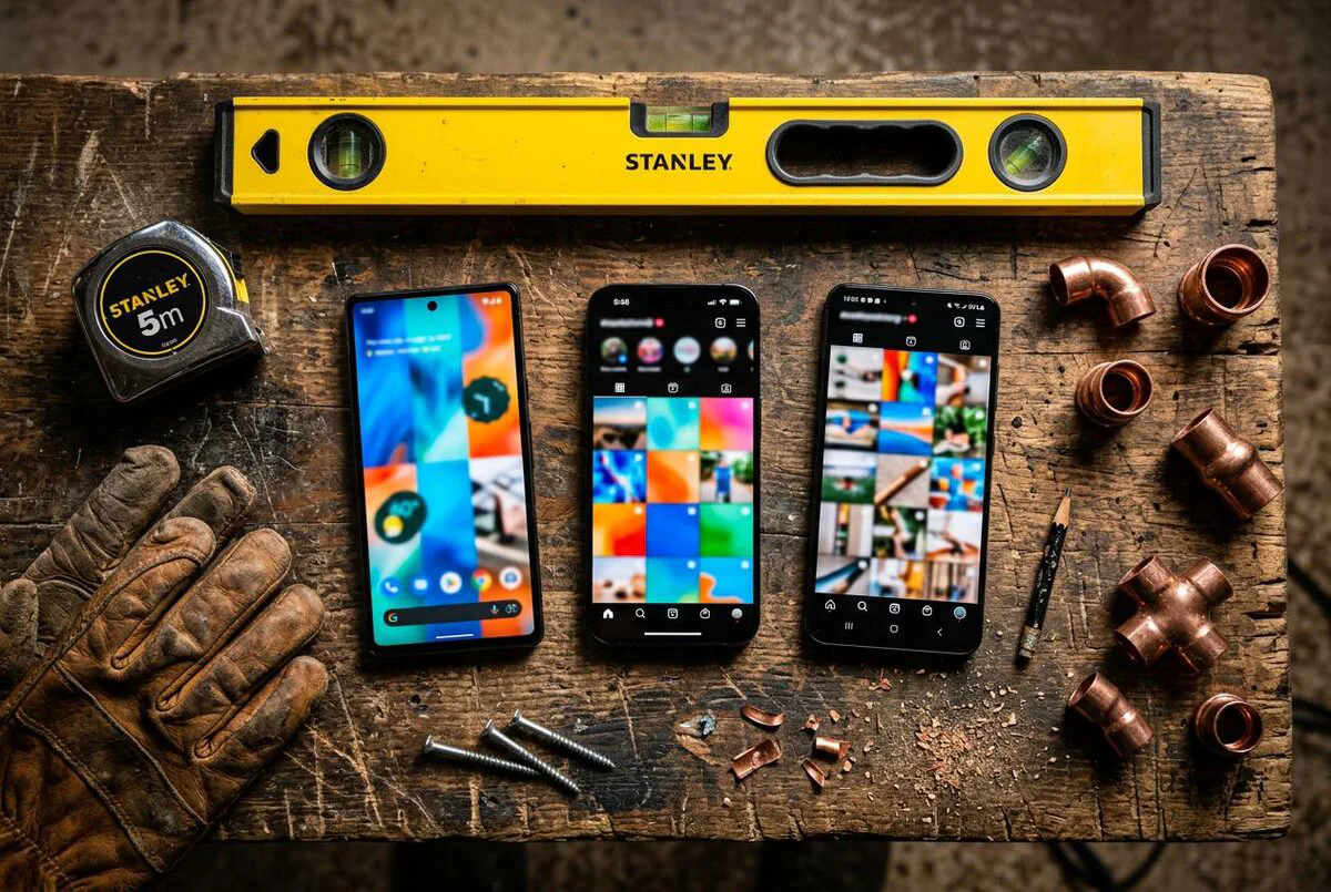 Social Media for Trades 2026: Instagram vs TikTok vs Facebook Platform Comparison featured image