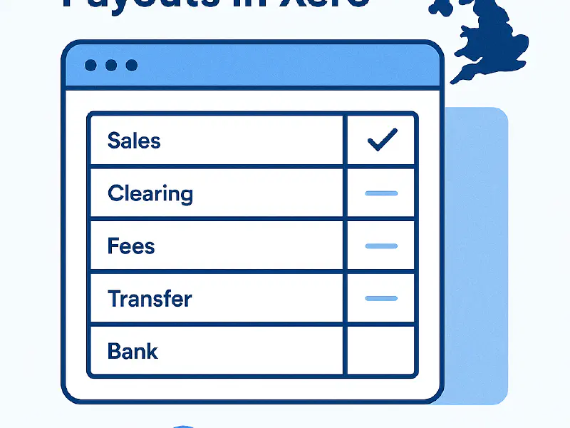 Stripe to Xero UK: reconcile payouts, fees and VAT the right way featured image
