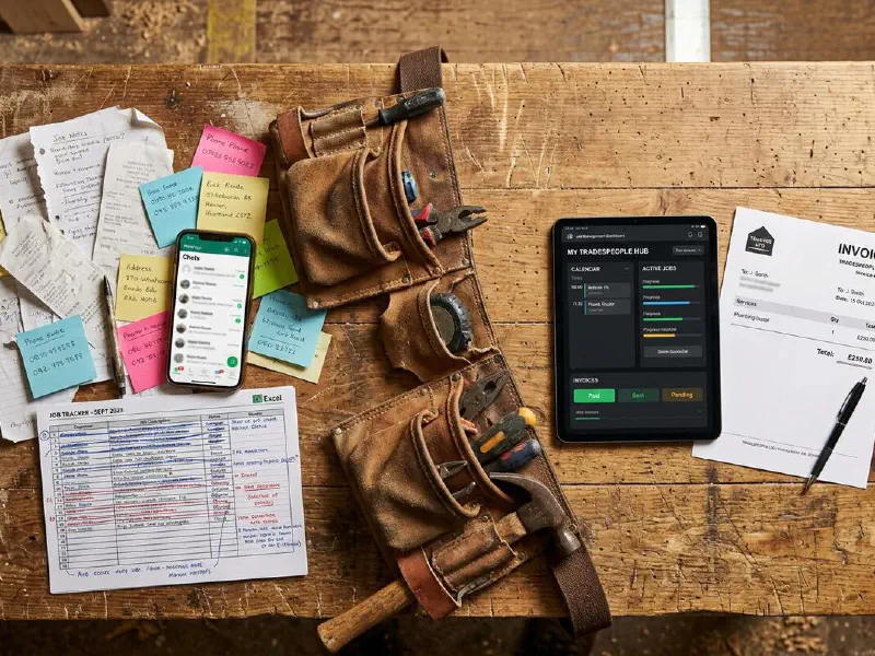 WhatsApp and Spreadsheets vs Job Management Software: The Real Cost Comparison featured image