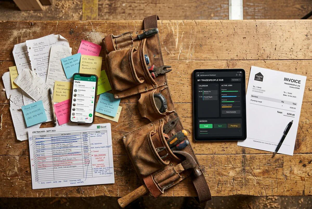 WhatsApp and Spreadsheets vs Job Management Software: The Real Cost Comparison featured image