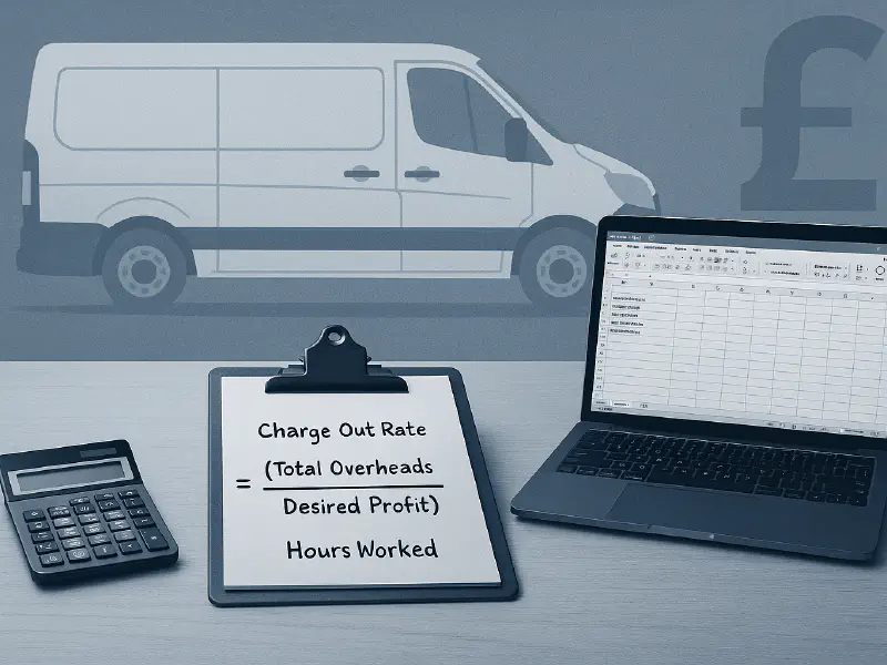 Work out your trade charge‑out rate: simple formula, examples and calculator links featured image