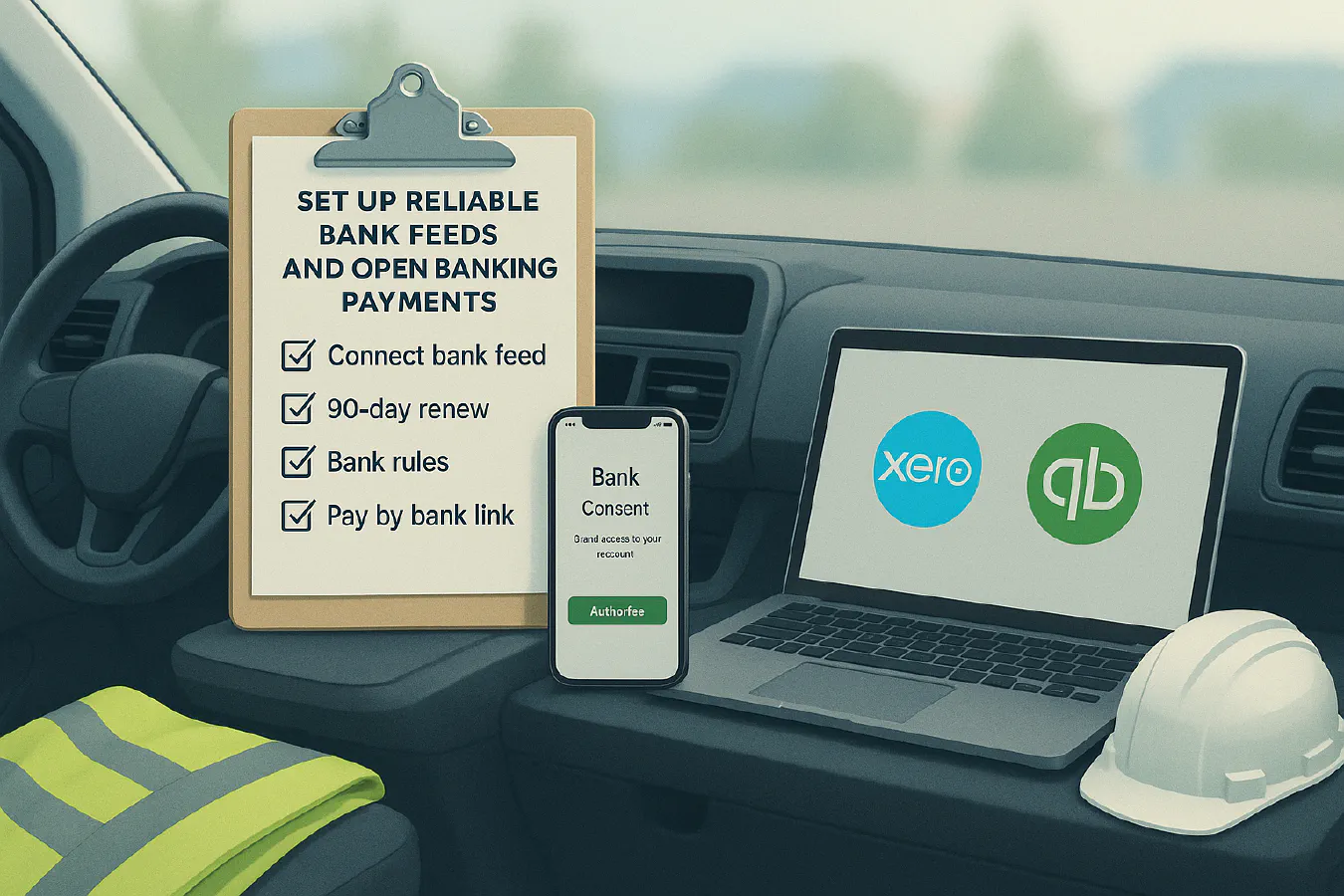 Xero and QuickBooks bank feeds: the simple setup for UK trades and how to fix the 90-day reconnect featured image