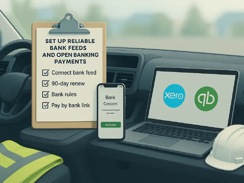 Xero and QuickBooks bank feeds: the simple setup for UK trades and how to fix the 90-day reconnect featured image