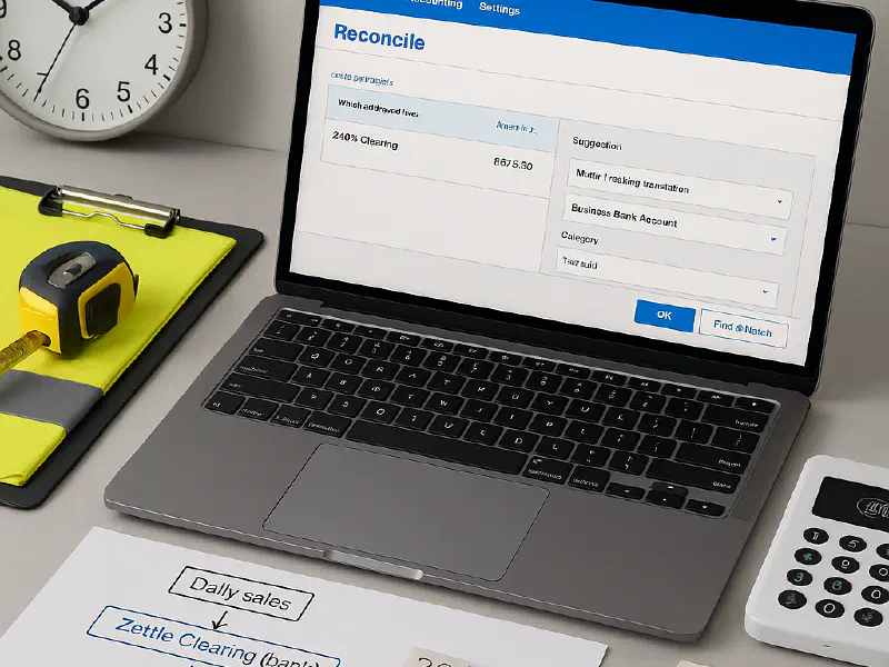 Zettle to Xero UK: how to reconcile daily sales, fees and payouts with a clearing account featured image